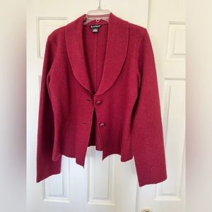 Alexandra Bartlett 100% Soft Wool Blazer Jacket, Size Medium (M)